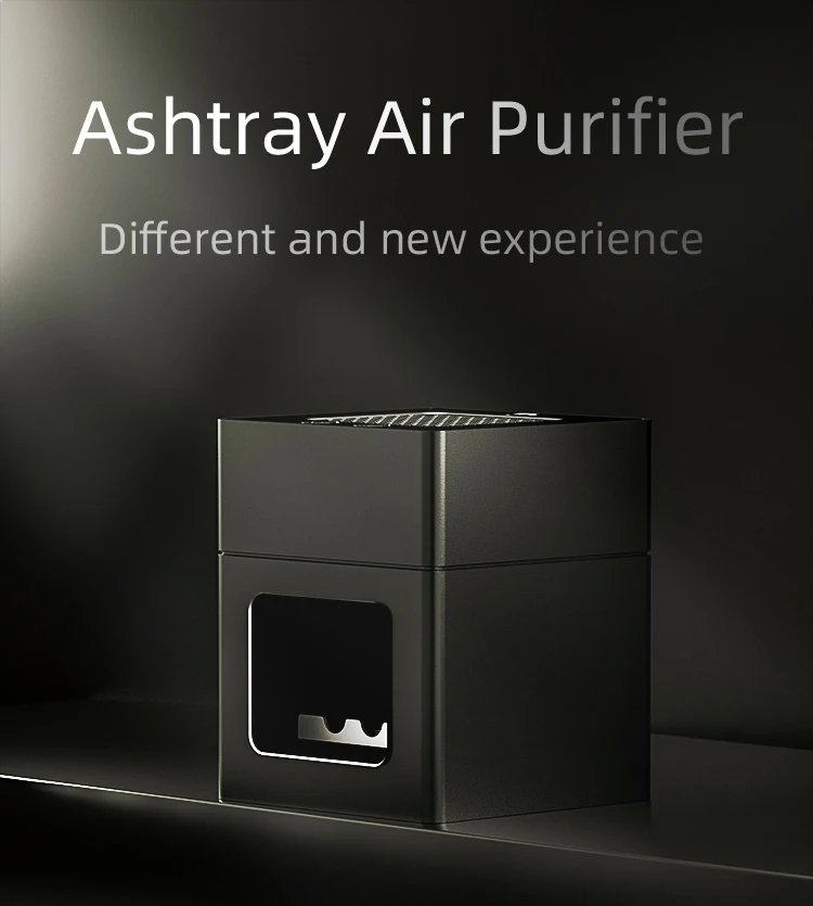 AP078 Smoke Removal Air Purification Ashtray Purification Practical Automatic Purifier Ashtray Portable Gadgets For Car Ashtray