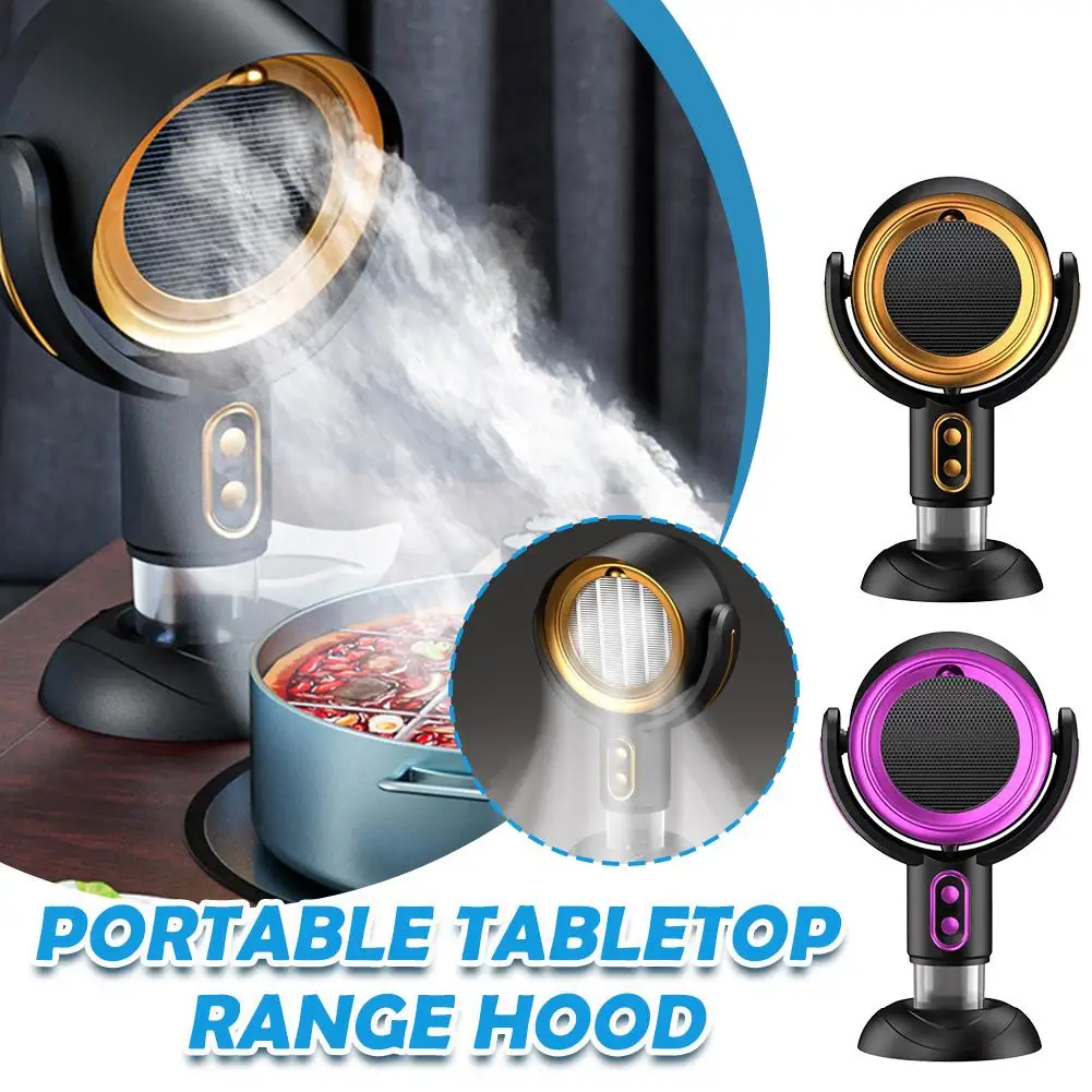 Portable Desktop Exhaust Fan Hood Domestic Hot Pot Smoking Machine Table Adjustable USB Rechargeable Home Kitchen BBQ Ventilator Portable Desktop Exhaust Fan Hood Domestic Hot Pot Smoking Machine Table Adjustable USB Rechargeable Home Kitchen BBQ Ventilator