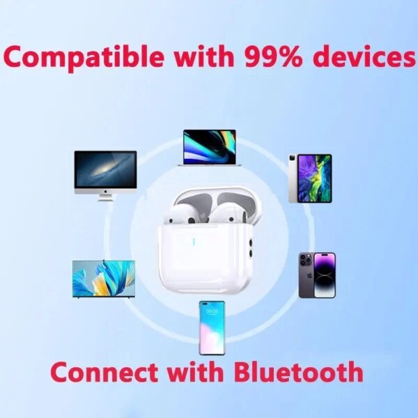 Original fone bluetooth Bluetooth 5.3 headphones In Ear Earbuds Gaming Headset For iPhone Apple Xiaomi Android phone - Image 6