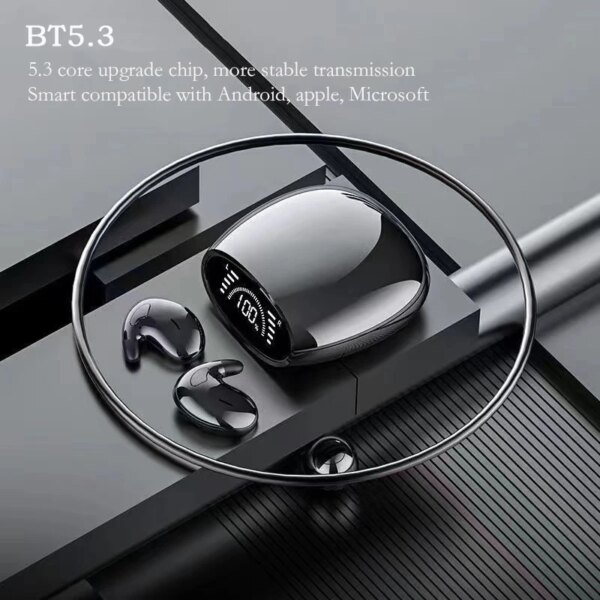 SK Ultra-thin Sleep Headphones 5.3 Wireless Bluetooth Headset Invisible Earbuds Hidden In Ear Button Sports Earphones Waterproof - Image 6