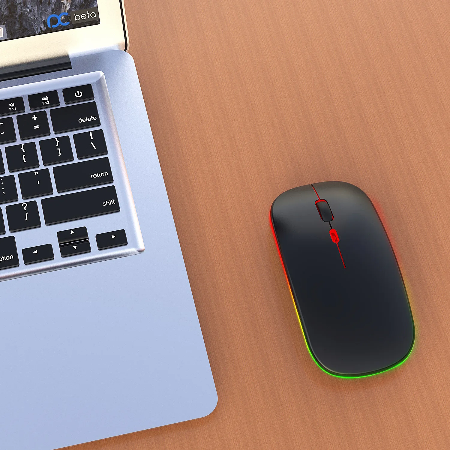 Wireless Mouse RGB Rechargeable Bluetooth Mice Wireless Computer Mause LED Backlit Ergonomic Gaming Mouse for Laptop PC Wireless Mouse RGB Rechargeable Bluetooth Mice Wireless Computer Mause LED Backlit Ergonomic Gaming Mouse for Laptop PC