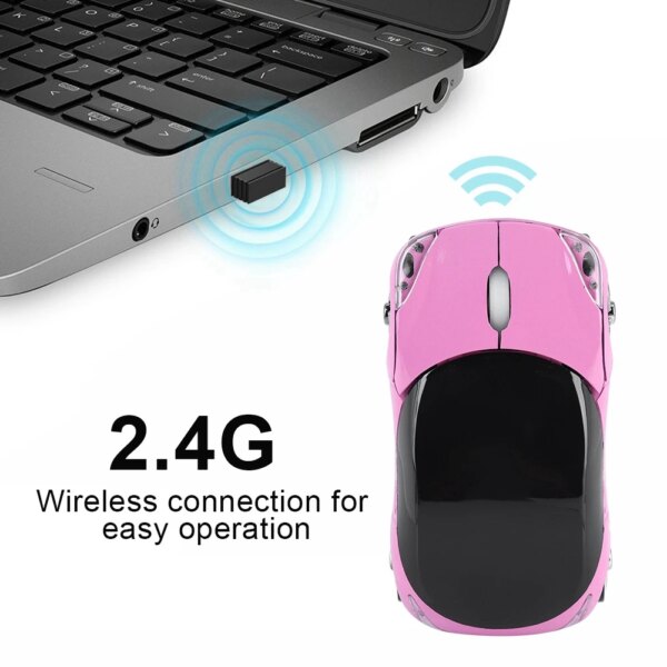 2.4G Wireless Mouse Optical Mouse 1600DPI for Mac/ME/Windows PC/Tablet Gaming Office Optical Mouse Portable Mouse Wireless Mouse - Image 2