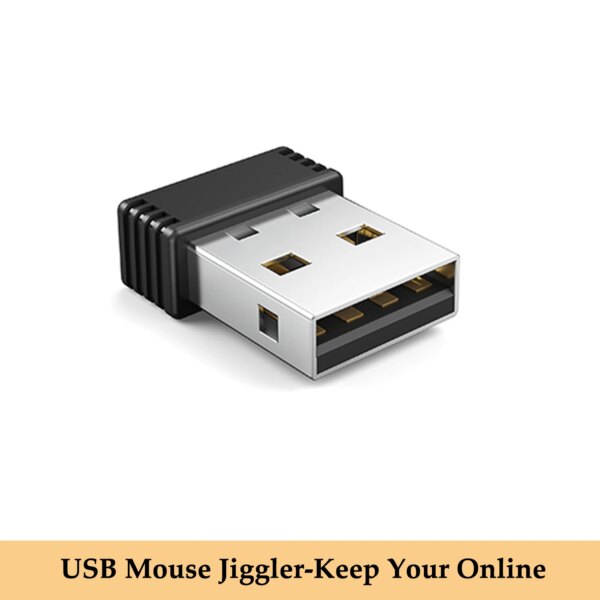 Wireless Mouse Jigglers Mover Undetectable Automatic USB Port Shaker Wiggler for Laptop Keeps Computer Awake Mouse Movement