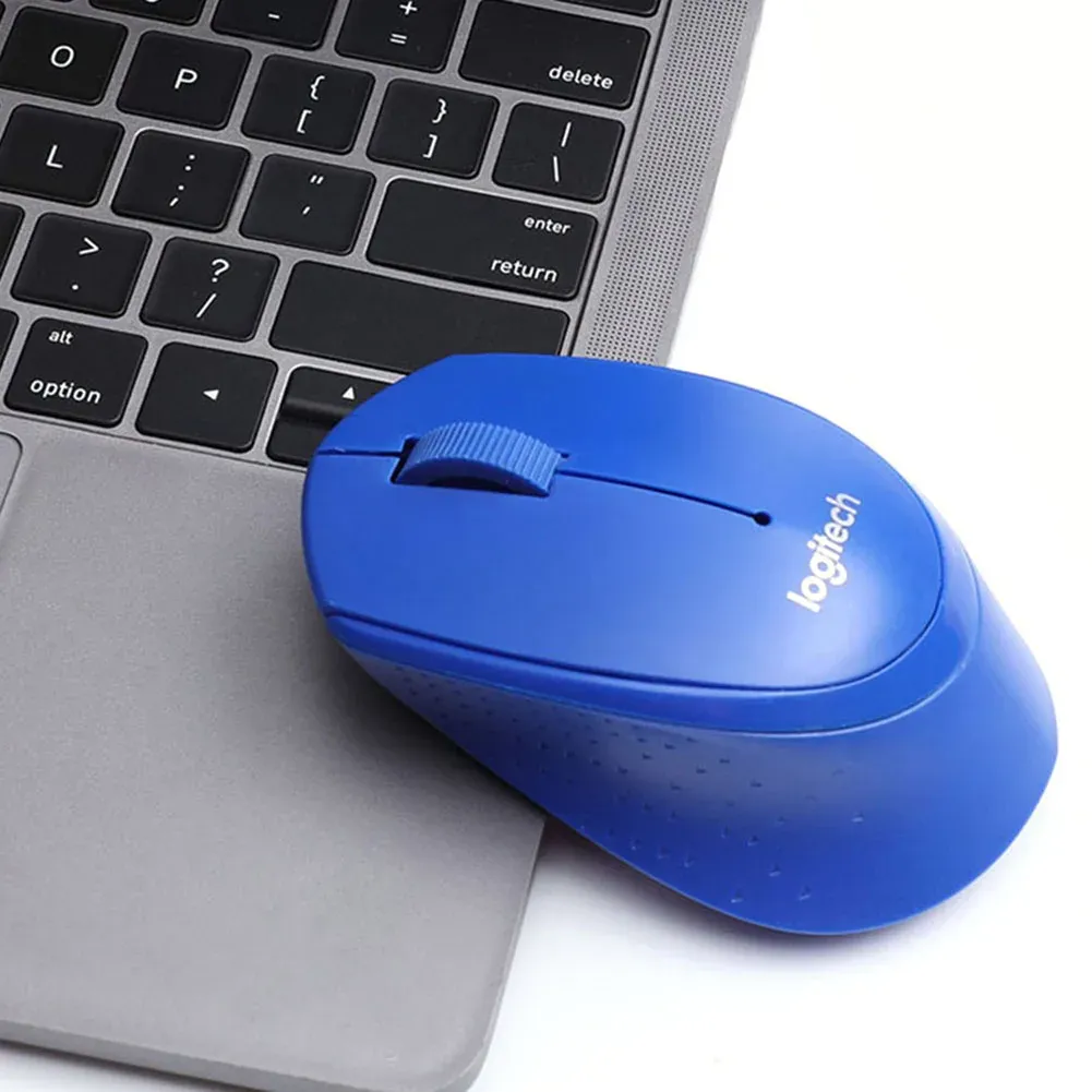 New Original Logitech M330 Mouse 2.4G 1000DPI Wireless Mouse Silent Office Computer Mice with USB Nano Receiver Use AA Batteries