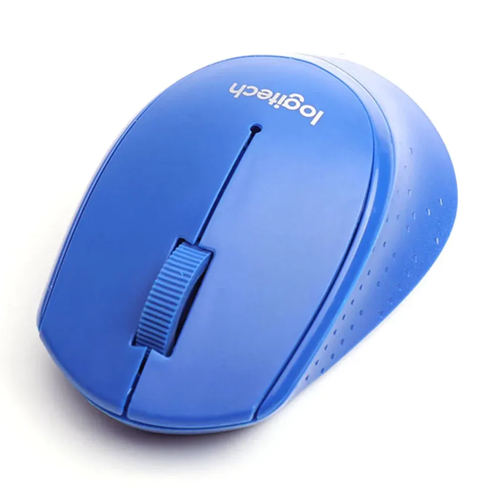 New Original Logitech M330 Mouse 2.4G 1000DPI Wireless Mouse Silent Office Computer Mice with USB Nano Receiver Use AA Batteries