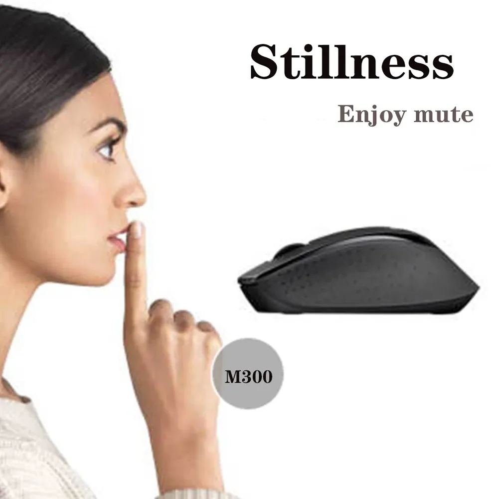 New Original Logitech M330 Mouse 2.4G 1000DPI Wireless Mouse Silent Office Computer Mice with USB Nano Receiver Use AA Batteries - Image 3