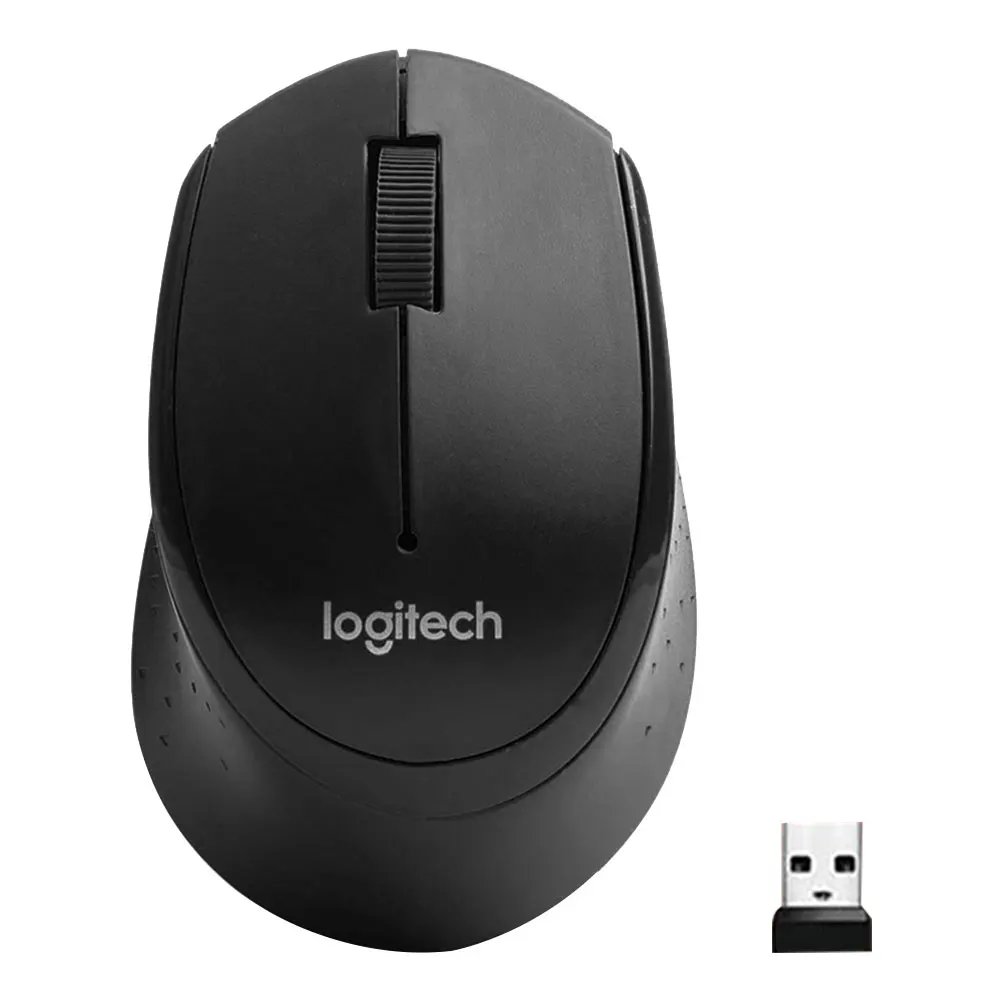 New Original Logitech M330 Mouse 2.4G 1000DPI Wireless Mouse Silent Office Computer Mice with USB Nano Receiver Use AA Batteries