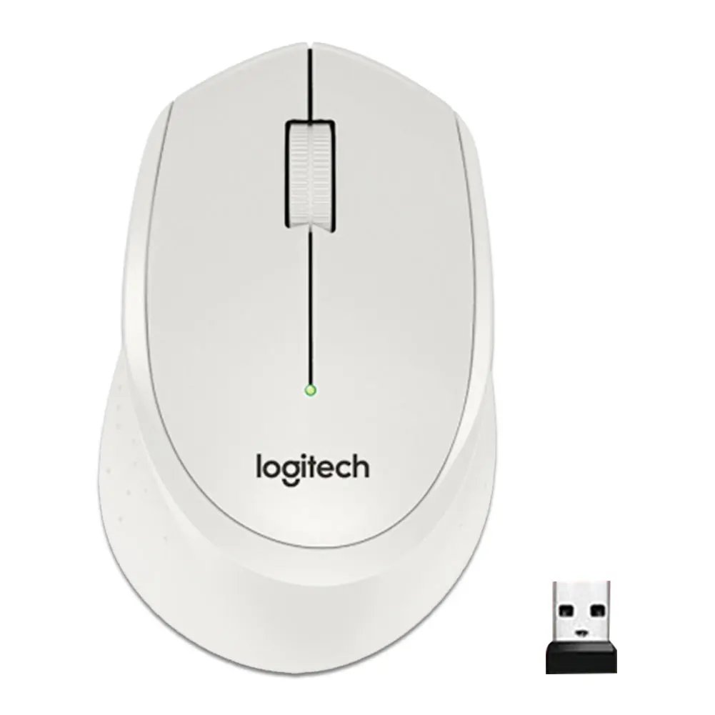 New Original Logitech M330 Mouse 2.4G 1000DPI Wireless Mouse Silent Office Computer Mice with USB Nano Receiver Use AA Batteries
