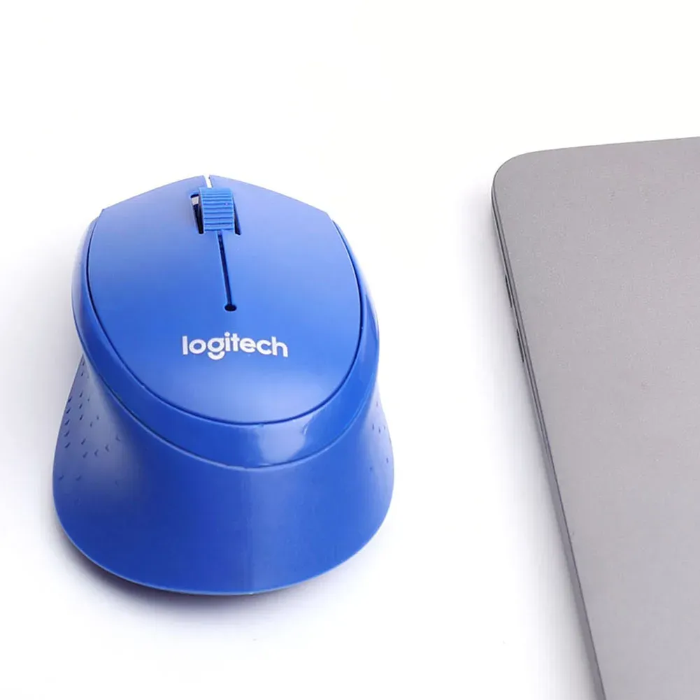 New Original Logitech M330 Mouse 2.4G 1000DPI Wireless Mouse Silent Office Computer Mice with USB Nano Receiver Use AA Batteries