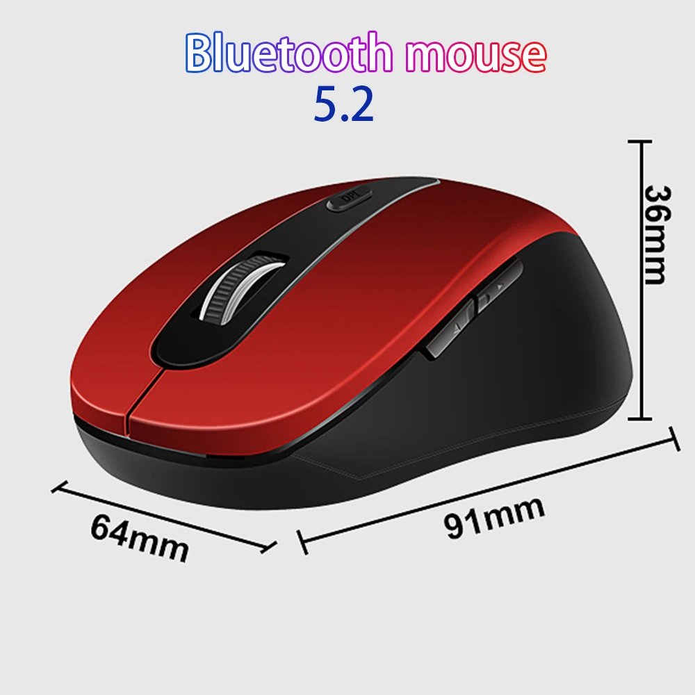10M Wireless Bluetooth 5.2 Mouse for win7/win8 xp macbook iapd Android Tablets Computer notbook laptop accessories 0-0-12 10M Wireless Bluetooth 5.2 Mouse for win7/win8 xp macbook iapd Android Tablets Computer notbook laptop accessories 0-0-12