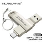 2 in 1 Usb 3.0 OTG USB-C Flash Pen Drive Metal Memory Stick flash Disk 64GB 128GB 256G USB3.0 Dual C Pendrive