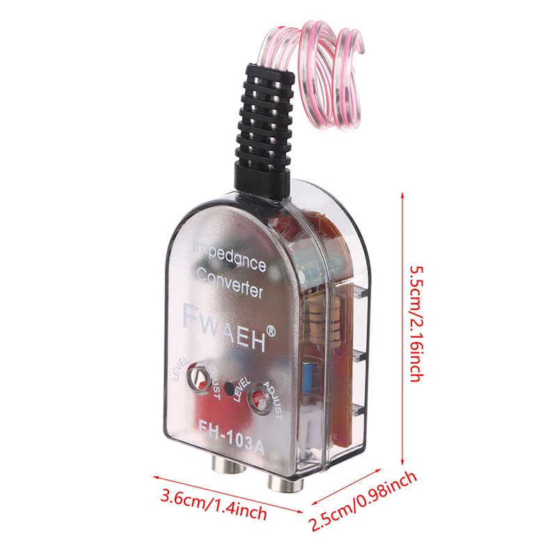 car accsesories High Level Speaker Signal To Low Level RCA Adapter Car Accessory Audio High To Low Subwoofer Converter car accsesories High Level Speaker Signal To Low Level RCA Adapter Car Accessory Audio High To Low Subwoofer Converter