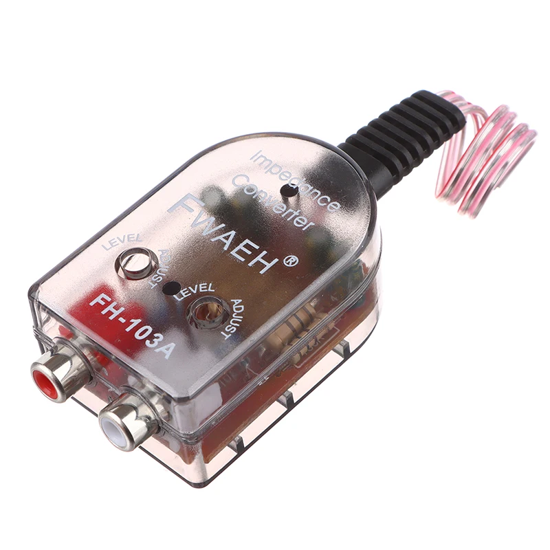 car accsesories High Level Speaker Signal To Low Level RCA Adapter Car Accessory Audio High To Low Subwoofer Converter car accsesories High Level Speaker Signal To Low Level RCA Adapter Car Accessory Audio High To Low Subwoofer Converter