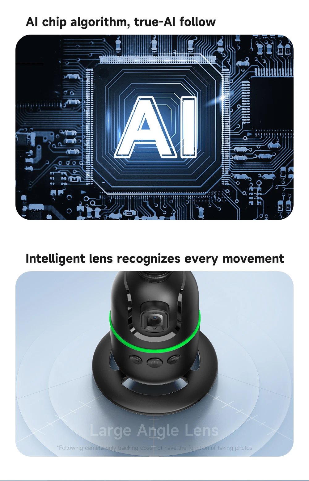 AI P03 Smart Gimbal 360° Auto Face Tracking Gimbal All-in-one Rotation For Smartphone video Vlog Stabilizer Tripod Phone Holder AI P03 Smart Gimbal 360° Auto Face Tracking Gimbal All-in-one Rotation For Smartphone video Vlog Stabilizer Tripod Phone Holder