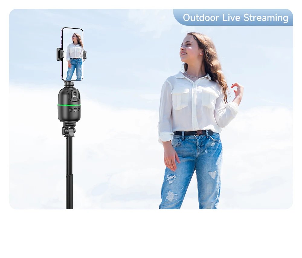 AI P03 Smart Gimbal 360° Auto Face Tracking Gimbal All-in-one Rotation For Smartphone video Vlog Stabilizer Tripod Phone Holder AI P03 Smart Gimbal 360° Auto Face Tracking Gimbal All-in-one Rotation For Smartphone video Vlog Stabilizer Tripod Phone Holder