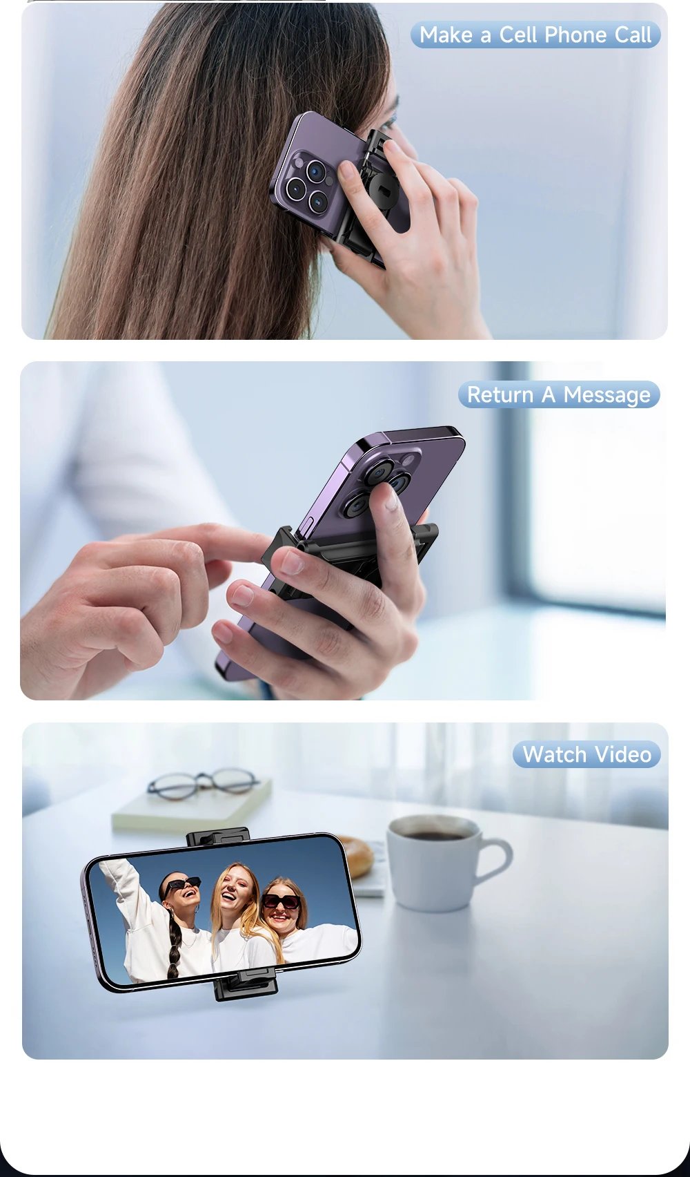 AI P03 Smart Gimbal 360° Auto Face Tracking Gimbal All-in-one Rotation For Smartphone video Vlog Stabilizer Tripod Phone Holder AI P03 Smart Gimbal 360° Auto Face Tracking Gimbal All-in-one Rotation For Smartphone video Vlog Stabilizer Tripod Phone Holder