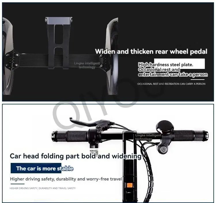 Folding Ultra-light Portable Lithium Battery Electric Tricycle Adult Elderly Women Fashion Mini Miniature Scooter