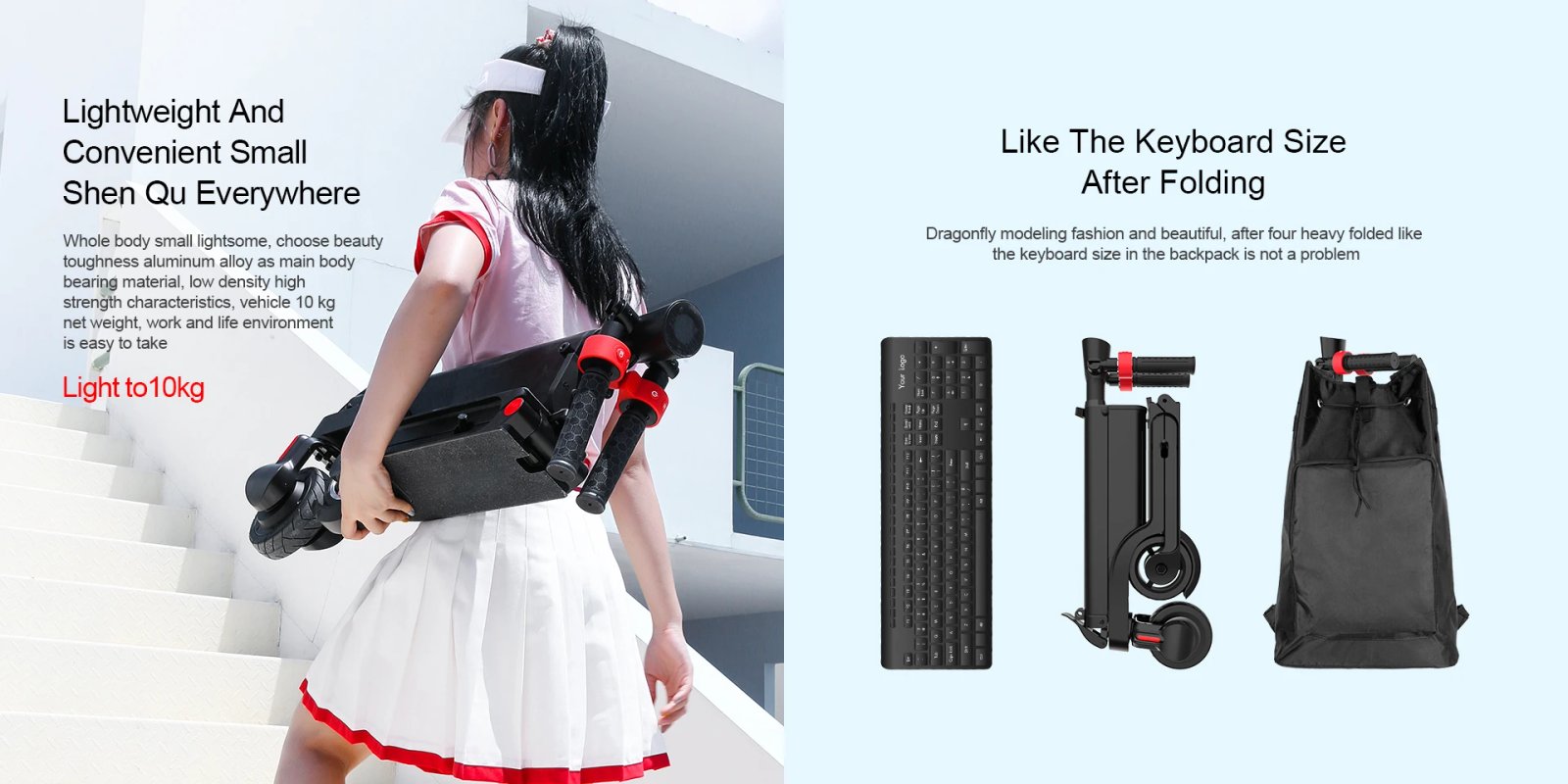 HX Foldable Electric scooter 7.5A 350W 25KM/H electric scooters 36V EScooters 5.5 Inch E Scooter For Adults
