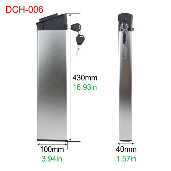 48V 52V Folding Ebike Battery DCH-006 DCH-009 10.4Ah 12.8AH 14AH 17.5Ah Built-in Electric Bike Battery for samebike LO26 20LVXD - Image 2