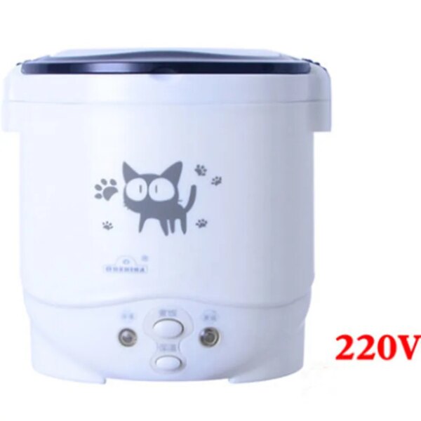 1L Electric Mini Rice Cooker MultiCookers Portable Rice Cooker Used In House 220V Or Car 12V Truck 24V Multicookings - Image 5