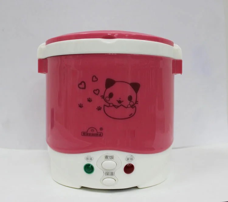 1L Electric Mini Rice Cooker MultiCookers Portable Rice Cooker Used In House 220V Or Car 12V Truck 24V Multicookings