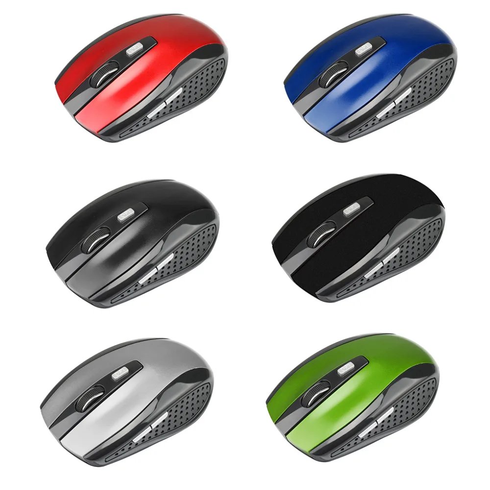 2.4GHz Wireless Mouse Adjustable  DPI Mouse 6 Buttons Optical Gaming Mouse Gamer Wireless Mice with USB Receiver for Computer PC