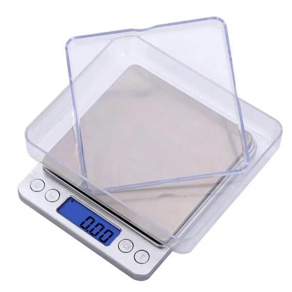 Digital Kitchen Scale Mini Pocket Stainless Steel Precision Jewelry Electronic Balance Weight Gold Gram 0.1/3000g Weigh Scales - Image 5