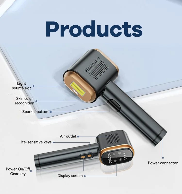 Laser Hair Removal Device for Women and Men,Hair Remover with Long-Lasting in Hair Reduction for Body&Face,Bikini and Legs
