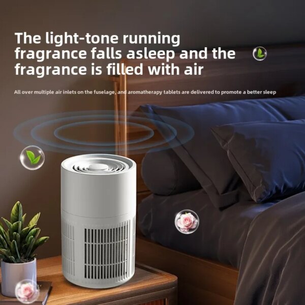 Hot Sale Rechargeable Air Purifier Household Small Indoor Air Cleaner Formaldehyde Purifier Activated Carbon for Odor Removal - Image 2