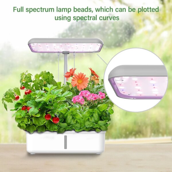 Tuya WiFi Plant Hydroponics System Growing LED Light Soilless Smart Planting Machine Self Watering Indoor Home Gardening Planter - Image 4