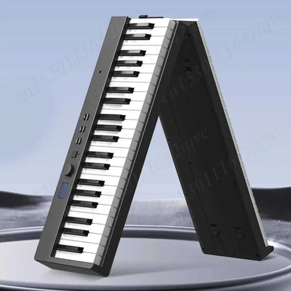 Folding Piano 88 Key Keyboard with BT MIDI Portable Electric Keyboard Digital Piano with Sheet Music Stand Pedal and Piano Bag Folding Piano 88 Key Keyboard with BT MIDI Portable Electric Keyboard Digital Piano with Sheet Music Stand Pedal and Piano Bag
