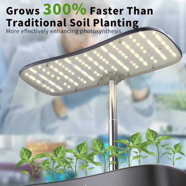 Indoor Garden Hydroponics Growing System Full Spectrum LED Plant Grow Light Smart Autopot Timer Cultivation Growbox For Home - Image 2