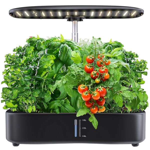 Indoor Garden Hydroponics Growing System Full Spectrum LED Plant Grow Light Smart Autopot Timer Cultivation Growbox For Home