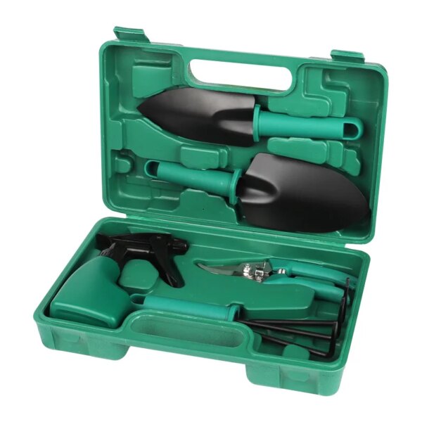 Garden Tool Set, 5-Piece Garden Utensil Sets, Home Gardening And Planting, Vegetables Growing Supplies, Horticultural Shovel Box - Image 5