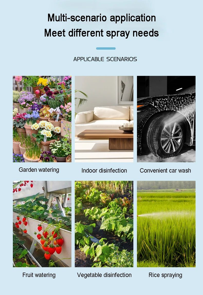 Portable Multi-purpose High Pressure Disinfection Spraying Machine Ultra Long Endurance Electric Sprayer for Farms Orchard 5L/8L
