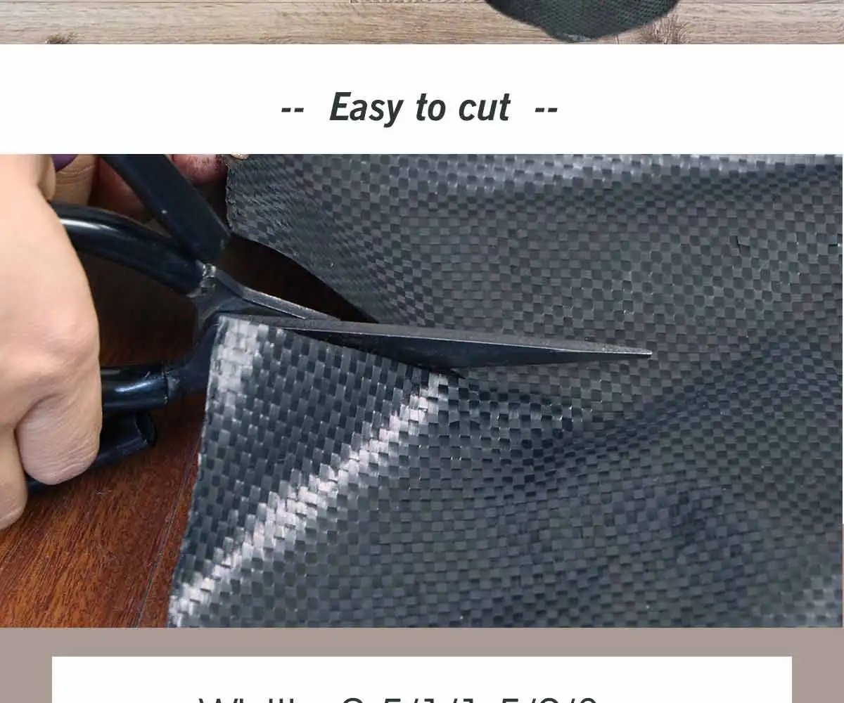 Agricultural Anti Grass Cloth PP Garden Weed Barrier Fabric Permeable Anti-Weed Ground Covers Geotextile Greenhouse Weeding Mat