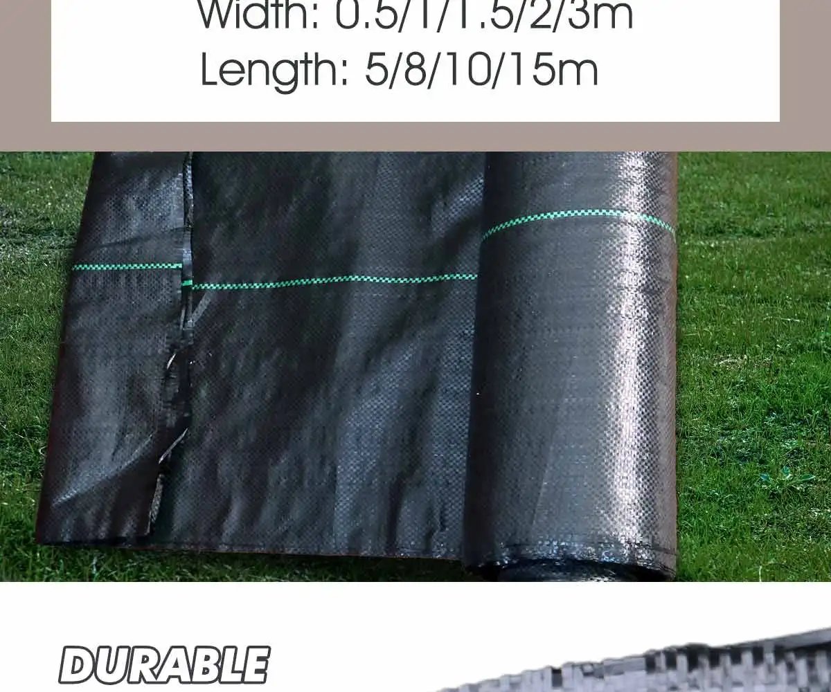 Agricultural Anti Grass Cloth PP Garden Weed Barrier Fabric Permeable Anti-Weed Ground Covers Geotextile Greenhouse Weeding Mat