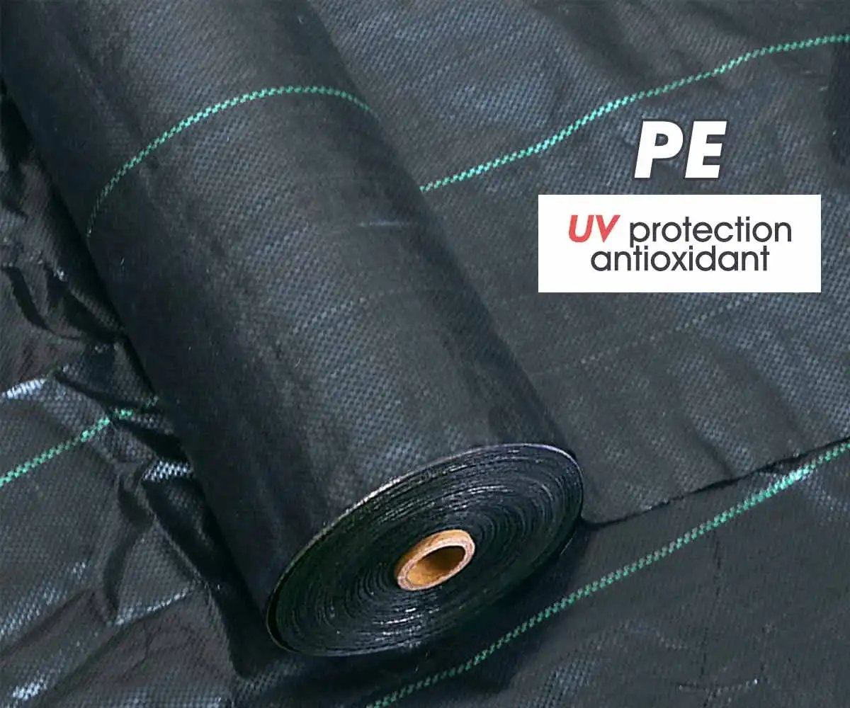 Agricultural Anti Grass Cloth PP Garden Weed Barrier Fabric Permeable Anti-Weed Ground Covers Geotextile Greenhouse Weeding Mat