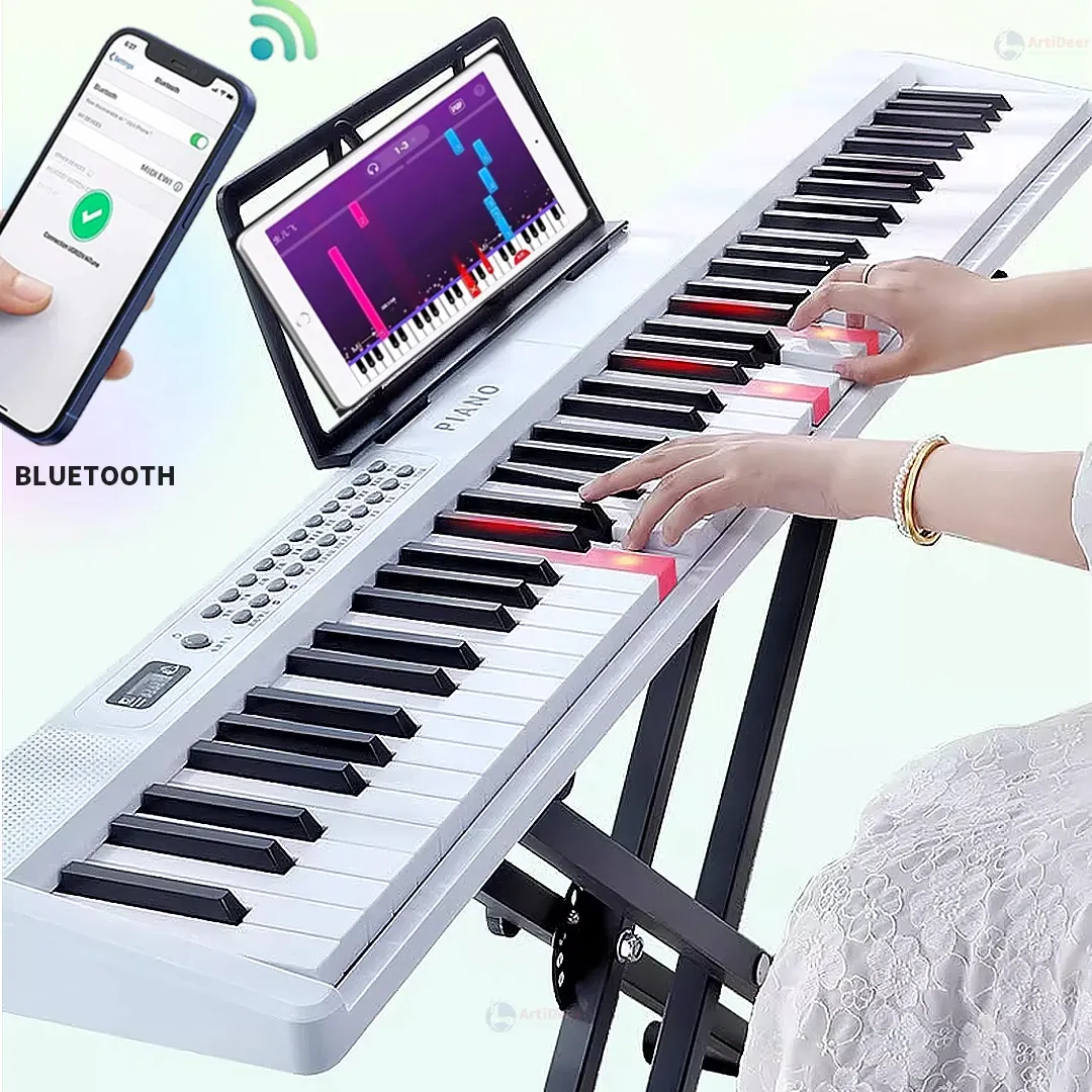 New Folding Piano 88 Keys Midi Musical Keyboard Professional Children's Music Instruments Adult Electronic Portable Synthesizer - Image 6