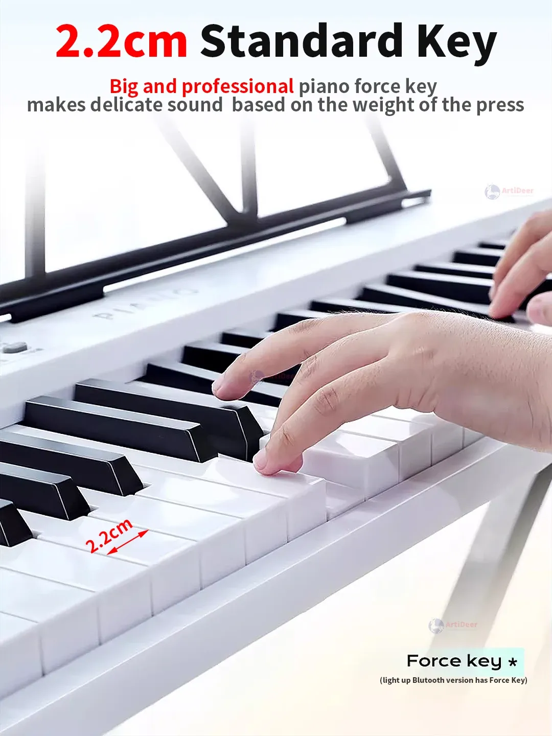 New Folding Piano 88 Keys Midi Musical Keyboard Professional Children's Music Instruments Adult Electronic Portable Synthesizer