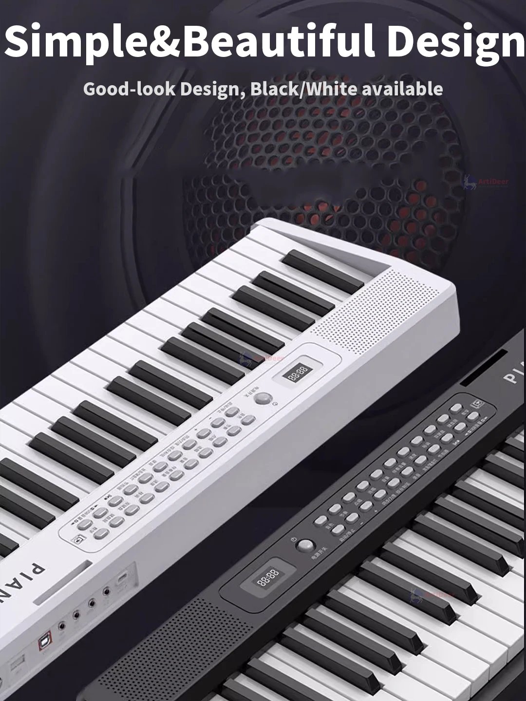 New Folding Piano 88 Keys Midi Musical Keyboard Professional Children's Music Instruments Adult Electronic Portable Synthesizer