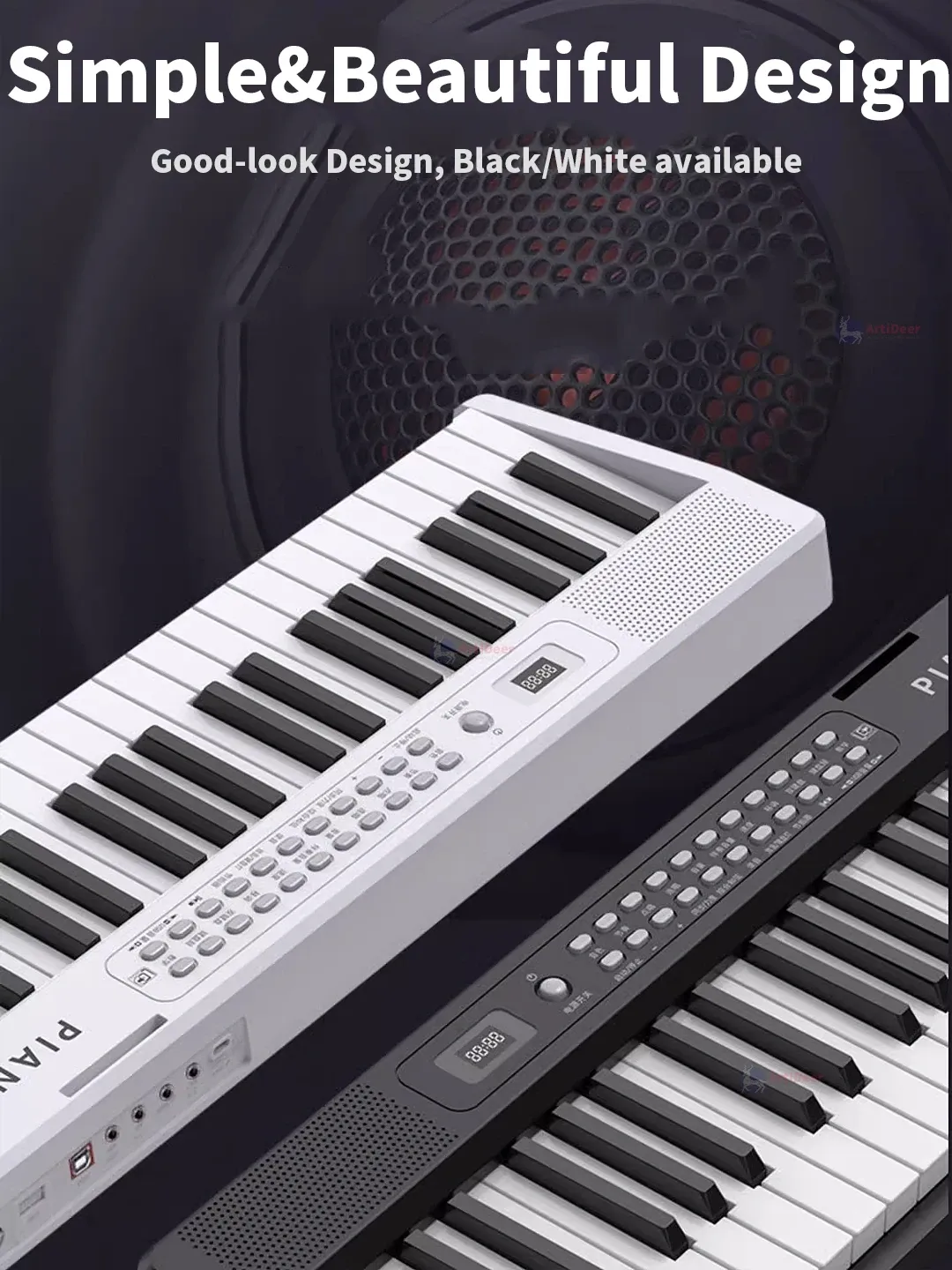 New Folding Piano 88 Keys Midi Musical Keyboard Professional Children's Music Instruments Adult Electronic Portable Synthesizer