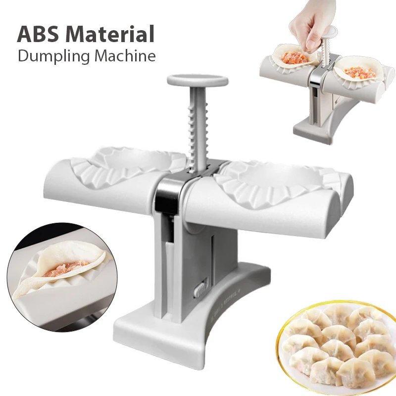 DIY Automatic Dumpling Machine Double Head Press Mold Empanadas Ravioli Mould Kitchen Gadget Accessories