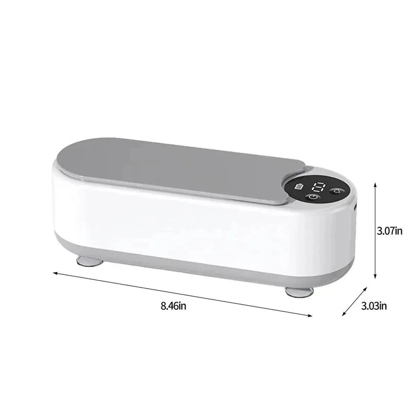 XIAOMI MIJIA Ultrasonic Cleaner Portable Household Cleaning Machine Jewelry Cleaner Machine Ring Eye Glasse Makeup Brush 450ml