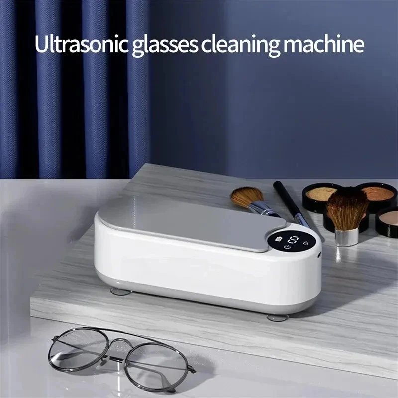 XIAOMI MIJIA Ultrasonic Cleaner Portable Household Cleaning Machine Jewelry Cleaner Machine Ring Eye Glasse Makeup Brush 450ml