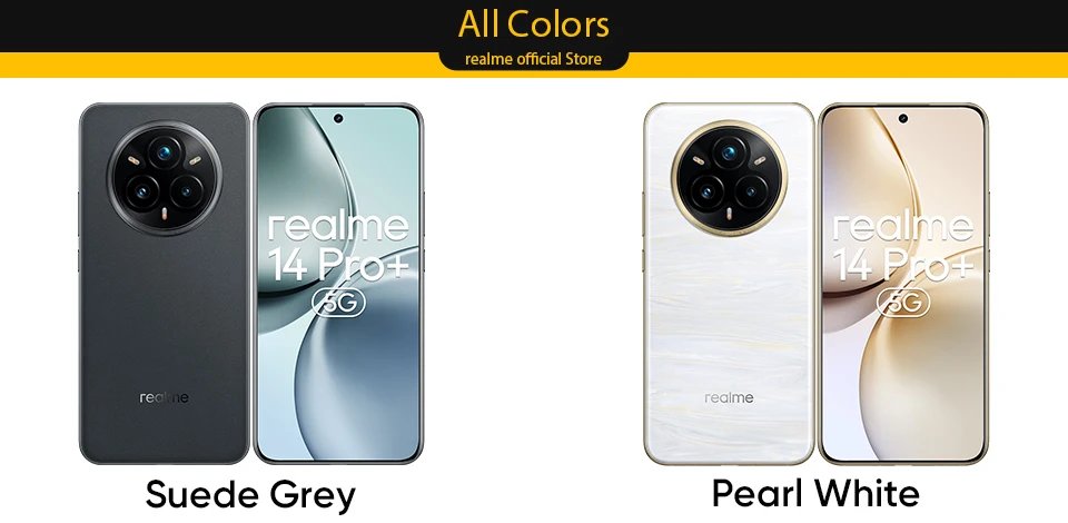 [World Premiere] realme 14 Pro Plus Smartphone Snapdragon®7s Gen 3 5G 50MP Sony 3X Periscope Camera 80W SUPERVOOC Charge 6000mAh
