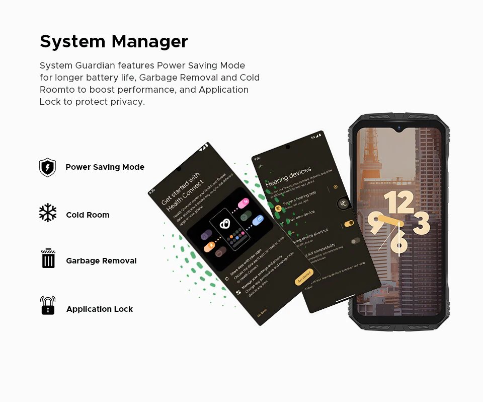 World Premiere DOOGEE S118 Pro 5G Rugged Phone 6.6'' FHD 120Hz 8GB RAM 512GB ROM 10800mAh Battery Android 14 Cell Phone With NFC