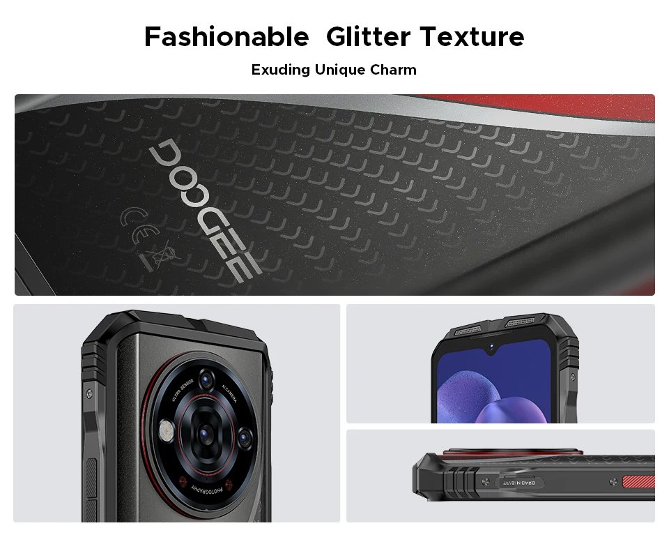 World Premiere DOOGEE S118 Pro 5G Rugged Phone 6.6'' FHD 120Hz 8GB RAM 512GB ROM 10800mAh Battery Android 14 Cell Phone With NFC