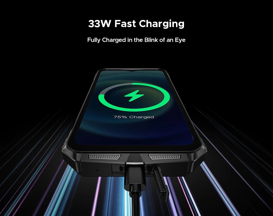World Premiere DOOGEE S118 Pro 5G Rugged Phone 6.6'' FHD 120Hz 8GB RAM 512GB ROM 10800mAh Battery Android 14 Cell Phone With NFC