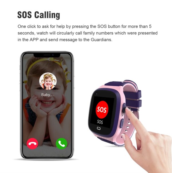 LT31 Video Call 4G Kids Smart Watch Waterproof WiFi GPS Camera Phone Child Baby Interesting Games Smartwatch Monitor Clock Gifts - Image 5